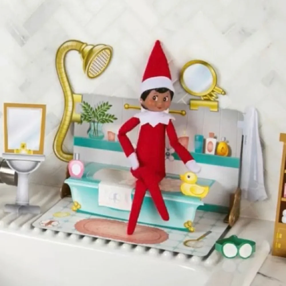 NWT elf on the shelf Insta-Moments Pop-Ups 3 pack Rock star donut shop